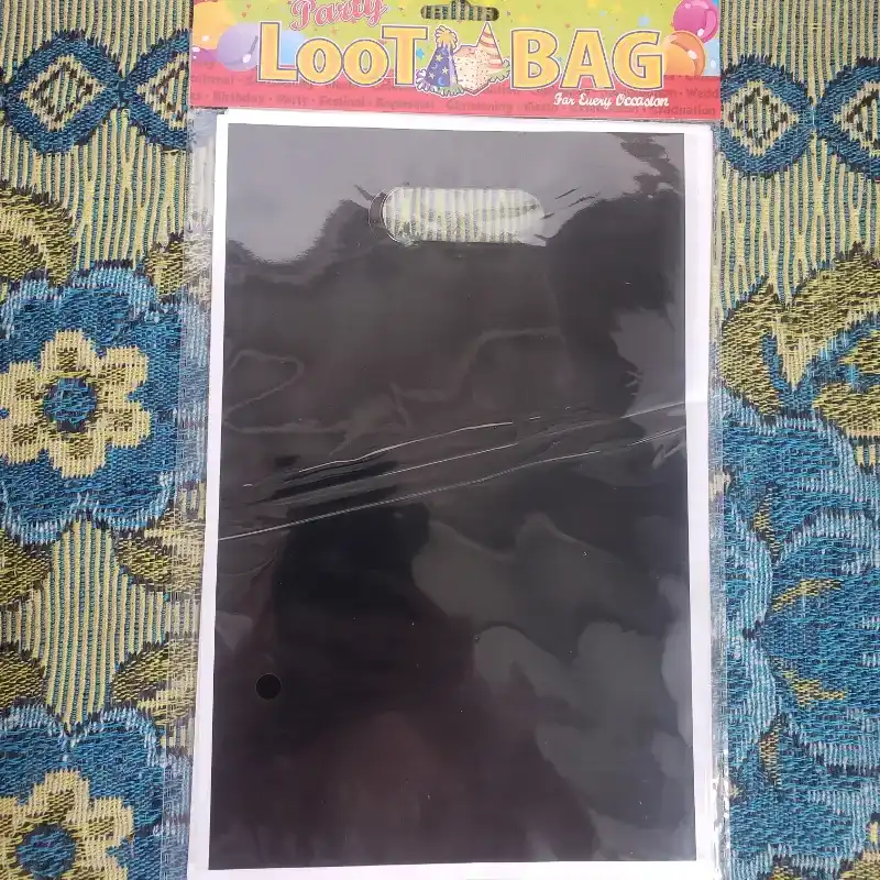 Bolsa regalo mate negra