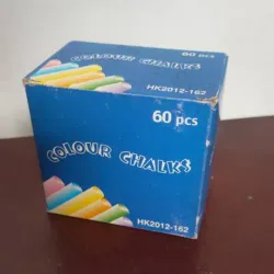 Caja de tizas de colores
