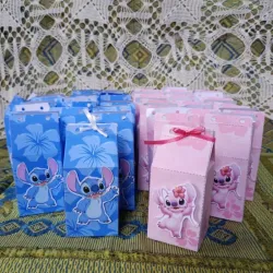 Cajitas para confituras con lazo personalizadas 