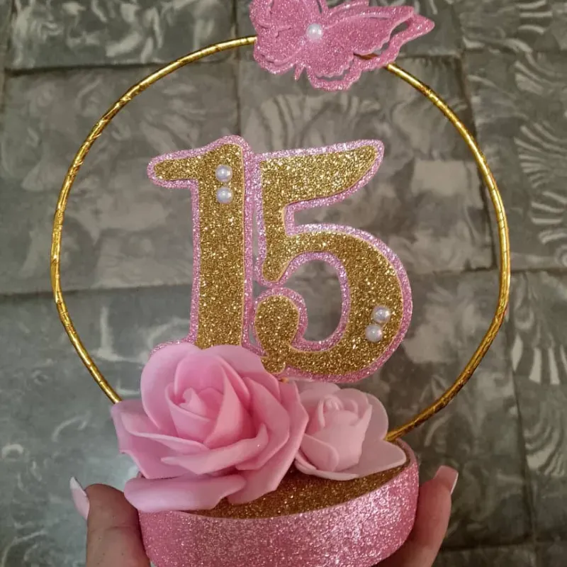 Centro de mesa 15 años 