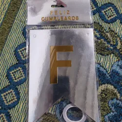 Feliz cumpleaños original plateado
