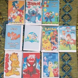 Mini libro de colorear 