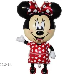 Globo Minnie cuerpo entero roja 25"