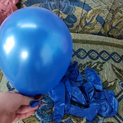 Globo azul fuerte 9"