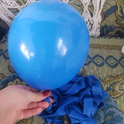 Globo azul fuerte 9"