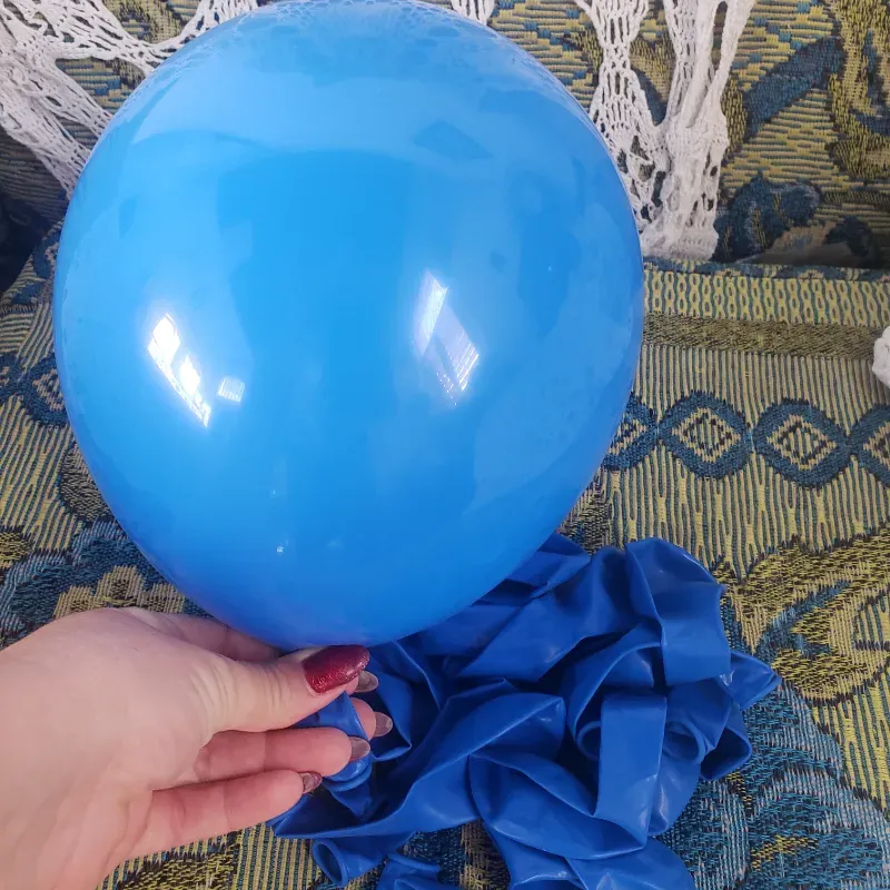 Globo azul fuerte 9"