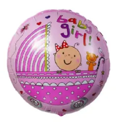 Globo "Baby Girl" redondo 18"