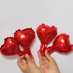 Globo corazón rojo 5"