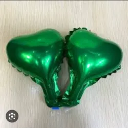 Globo corazón verde 5"