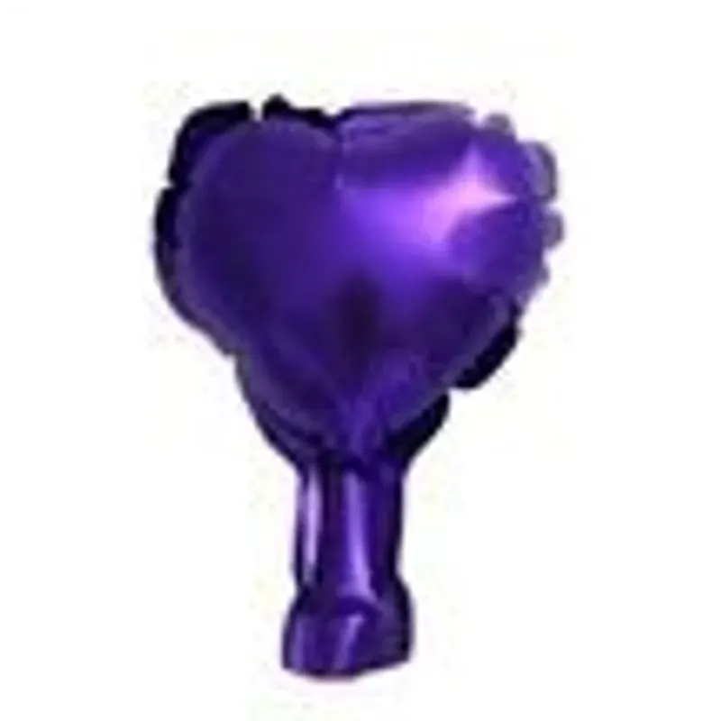 Globo corazón violeta 5"