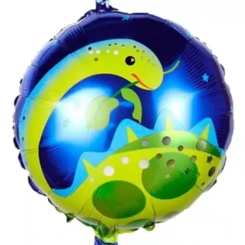 Globo Dino verde 18"