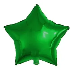 Globo estrella verde 18"