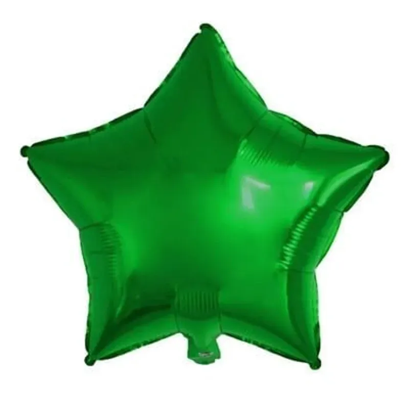 Globo estrella verde 18"