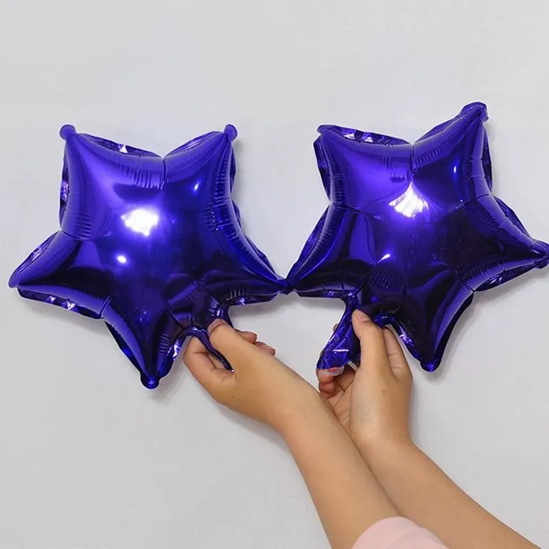 Globo estrella violeta 10"