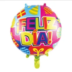 Globo Feliz Dia regalos 18"