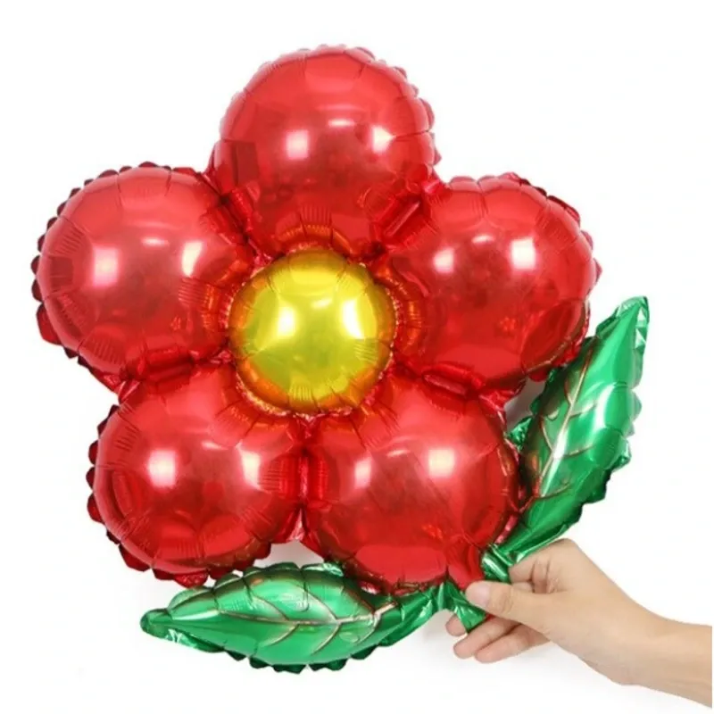 Globo flor roja