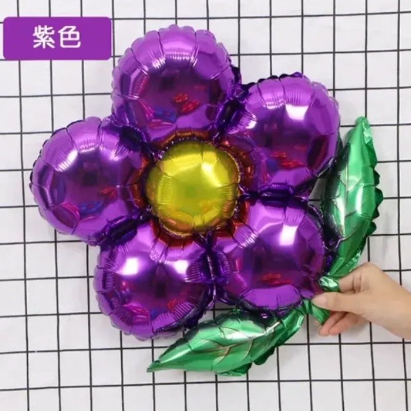 Globo flor violeta