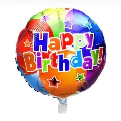 Globo Happy birthday globos de colores 18"