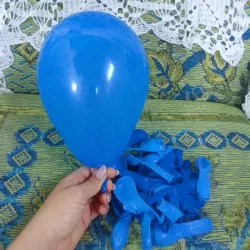 Globo mate azul 7"