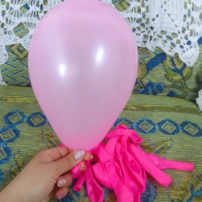 Globo mate rosado 7"