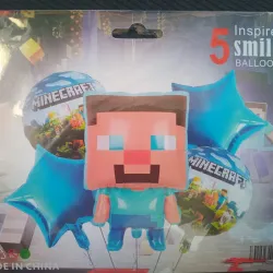 Set de globos Minecraft