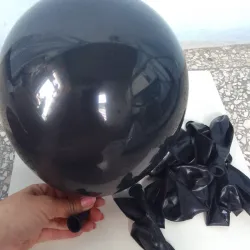 Globo negro 12"