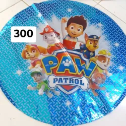 Globo Paw Patrol 18" fondo azul 