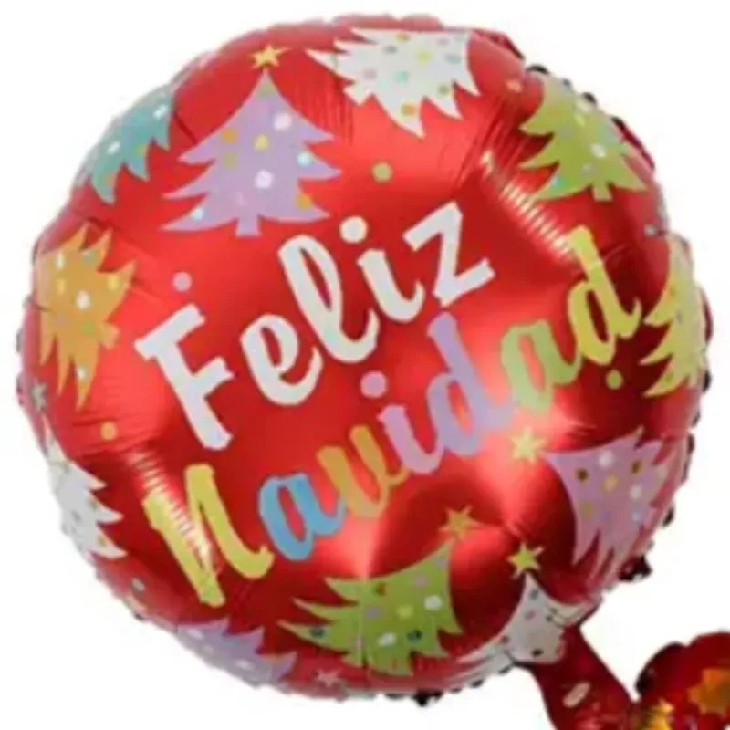 Globo redondo Feliz Navidad 18"