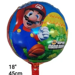 Globo redondo Mario 18"