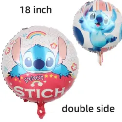 Globo redondo Stich 18"