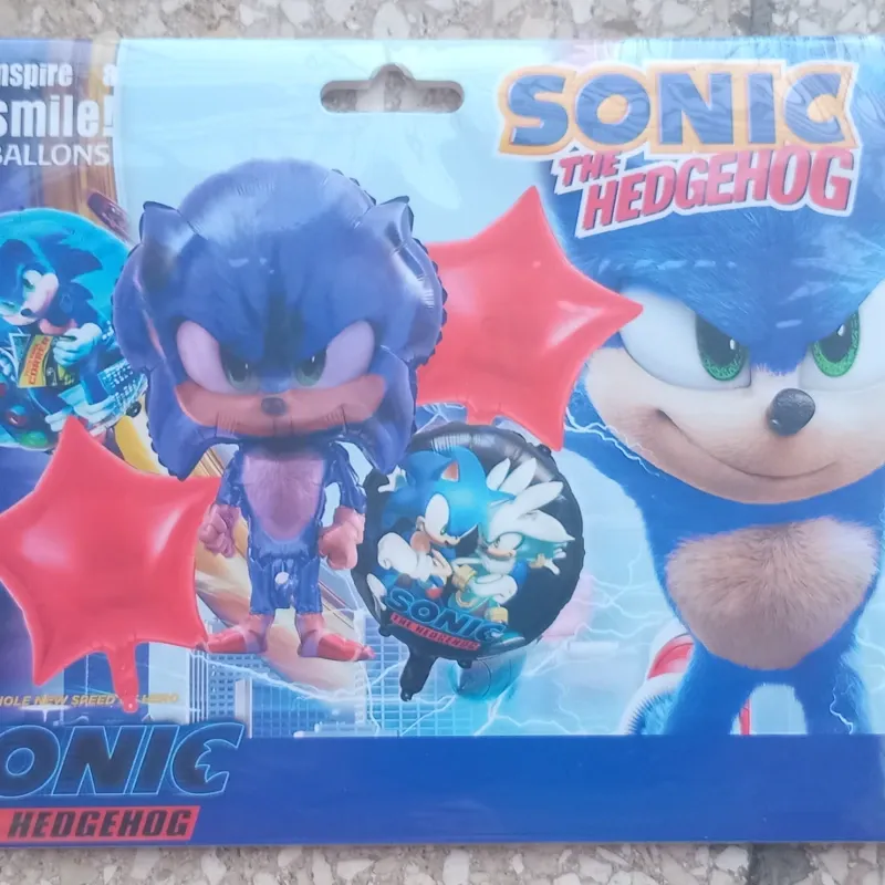 Set de globos Sonic