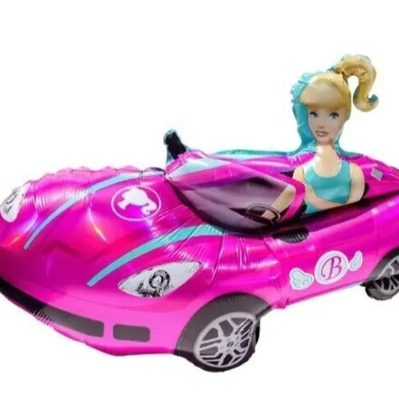 Globo temático Barbie en carro 23"