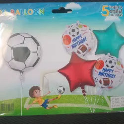 Set de globos fútbol 
