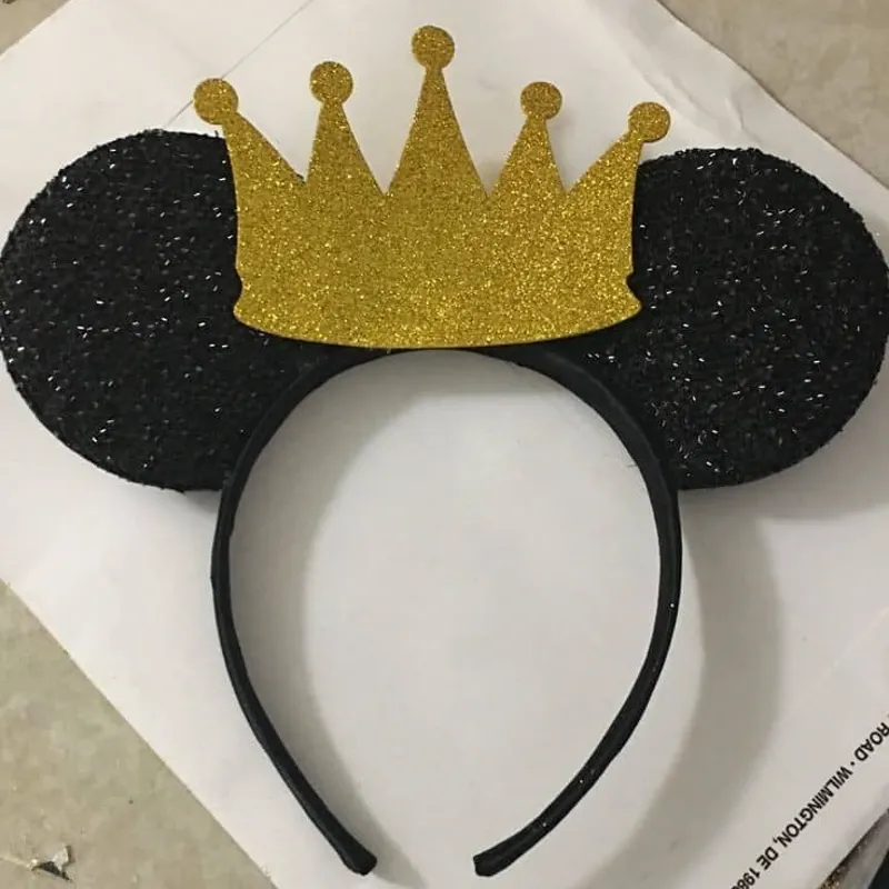 Cintillo Mickey con corona