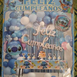 Kit temático de decoración Stitch (60 artículos)