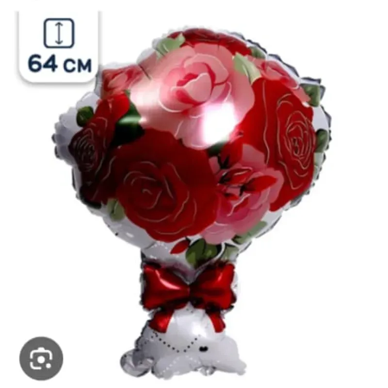 Globo temático Ramo de rosas 25"