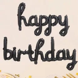 Happy birthday inflable negro 