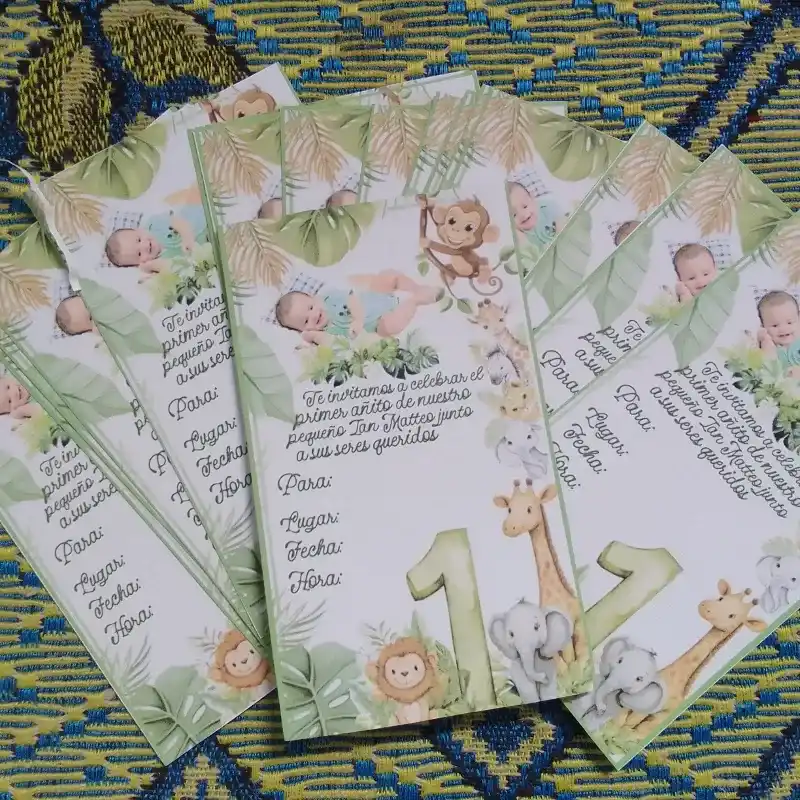 Invitación Personalizada pequeña 