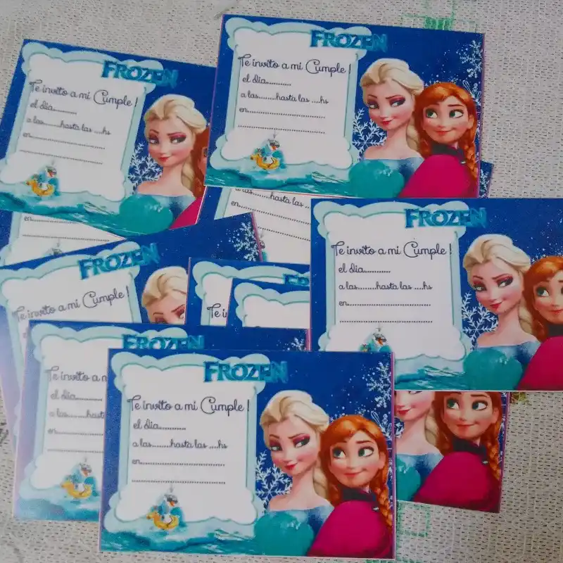 Invitación Frozen 