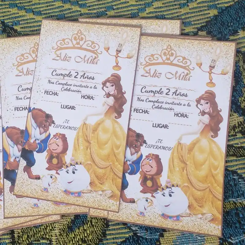 Invitaciones personalizadas grandes