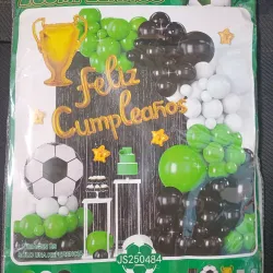 Kit temático de decoración Fútbol (65 piezas)