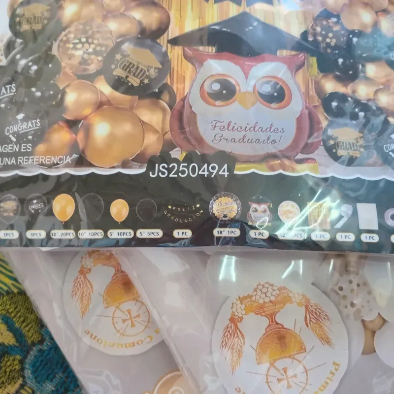 Kit temático de decoración Graduación (62 artículos)