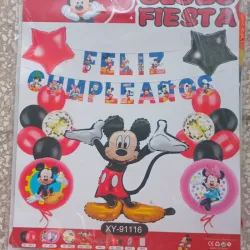 Kit temático de decoración Mickey Mouse
