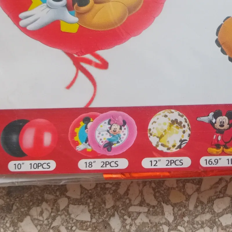 Kit temático de decoración Mickey Mouse