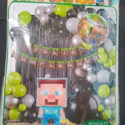 Kit temático de decoración Minecraft (42 artículos)