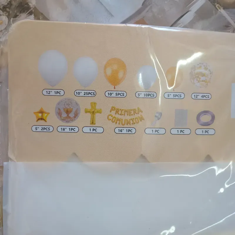 Kit temático de decoración Primera Comunión (58 artículos)