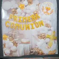 Kit temático de decoración Primera Comunión (58 artículos)