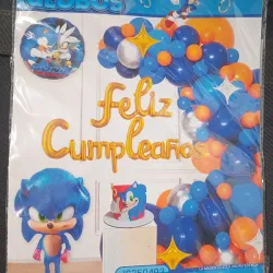 Kit temático de decoración Sonic (54 artículos)