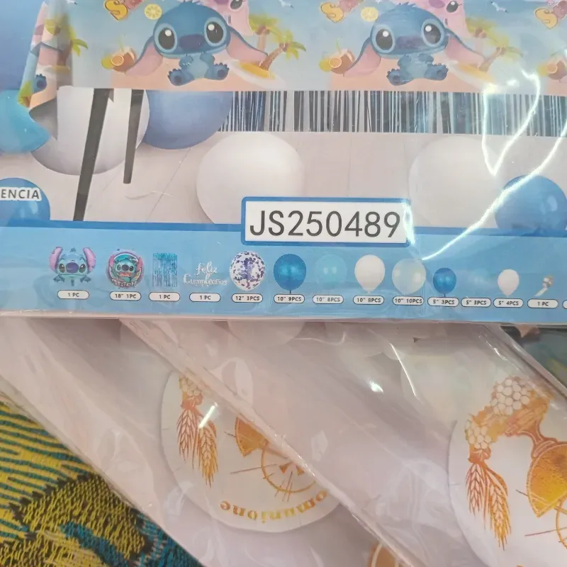 Kit temático para decoración Stitch (54 artículos)