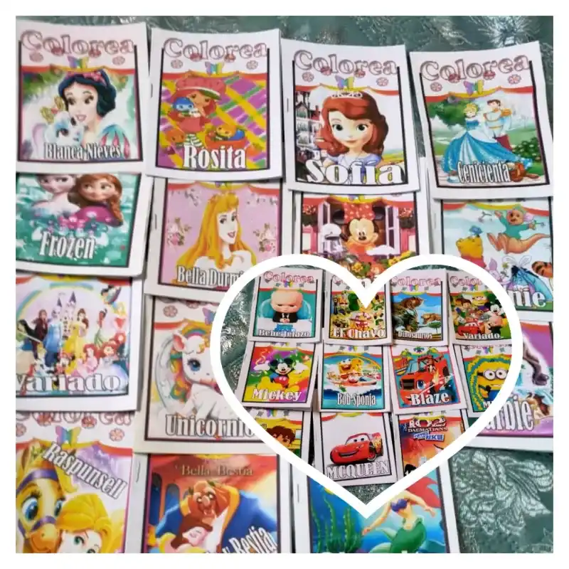 Libritos para colorear 